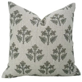 Traditional Block Print Boho Thick Linen Pillow Cover- Chahat
