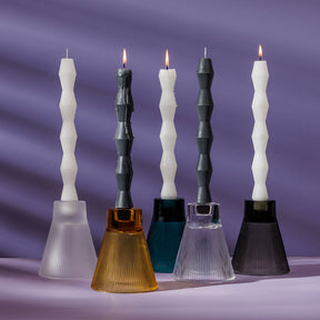 Geometric Pillar Candle (Set of 2)