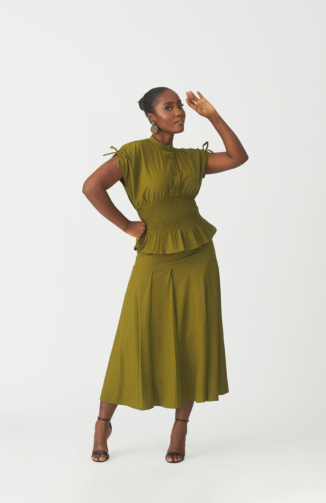 Oriri midi skirt