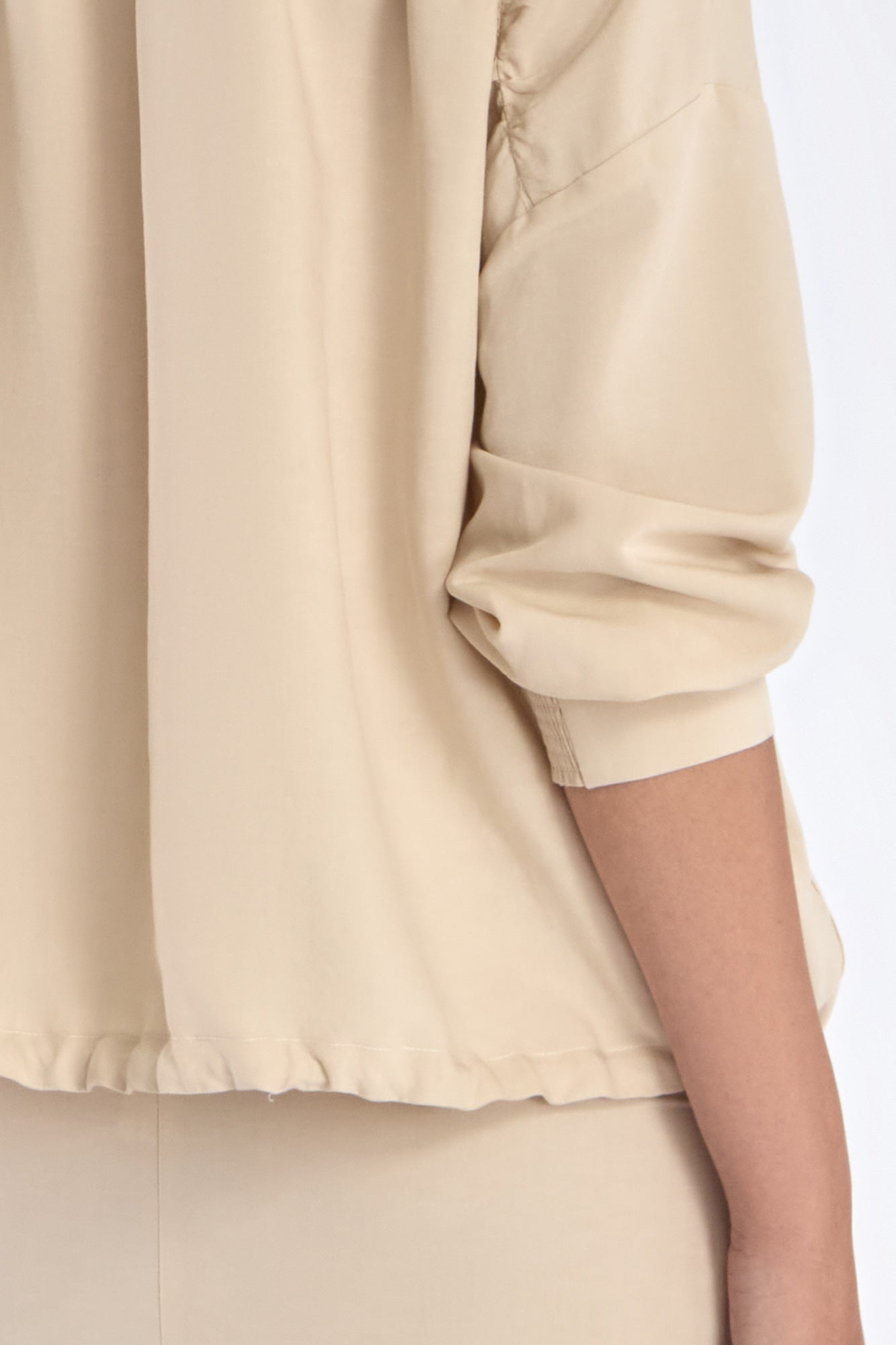 Ailani Linen Blend Jacket | Ecru