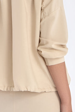 Ailani Linen Blend Jacket | Ecru