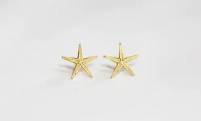 Small 14kt Gold Sea Star Earrings
