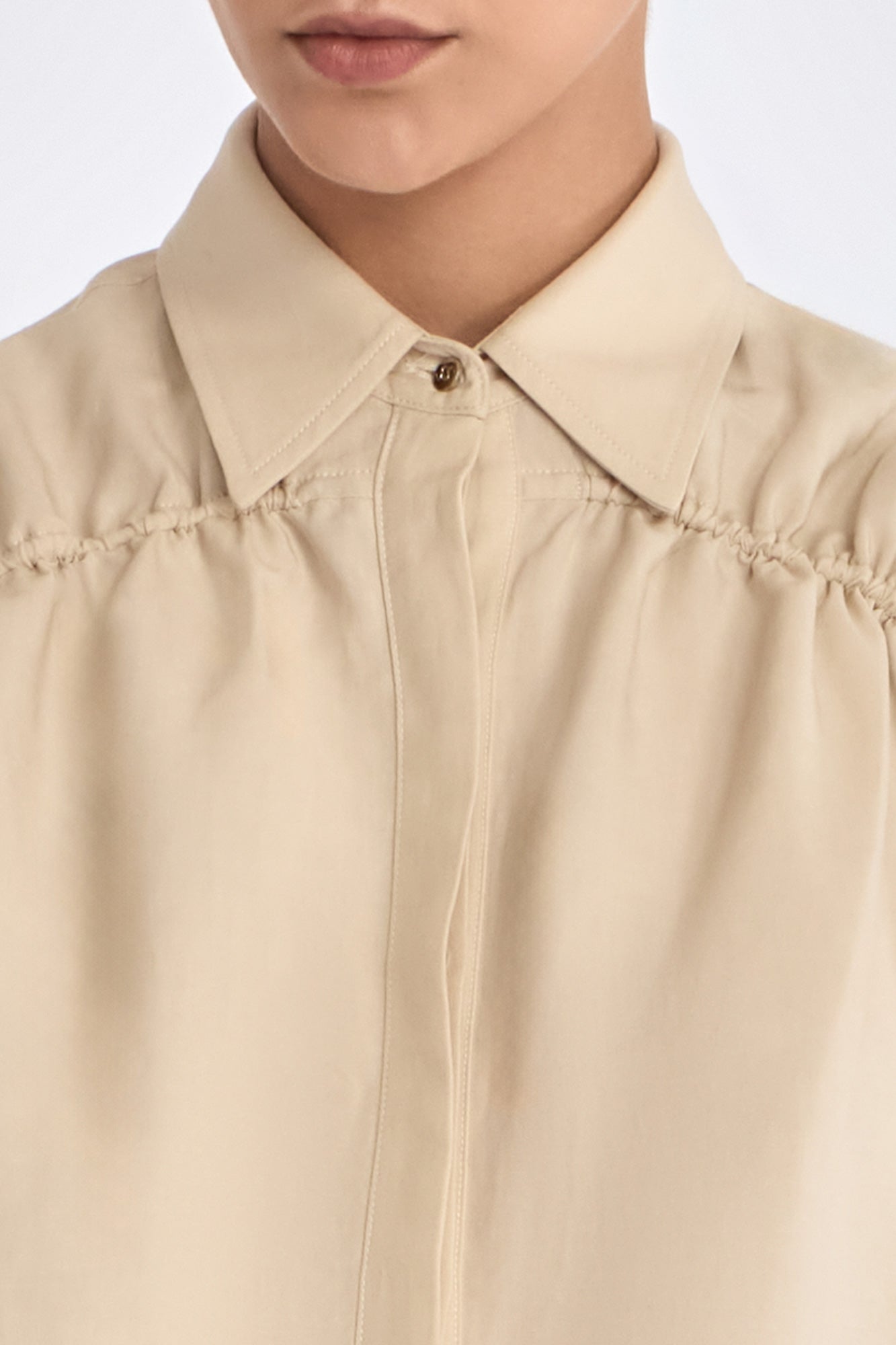 Ailani Linen Blend Jacket | Ecru