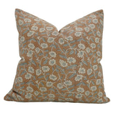 Haridwar Artistic Floral Block Printed Pillow Cover