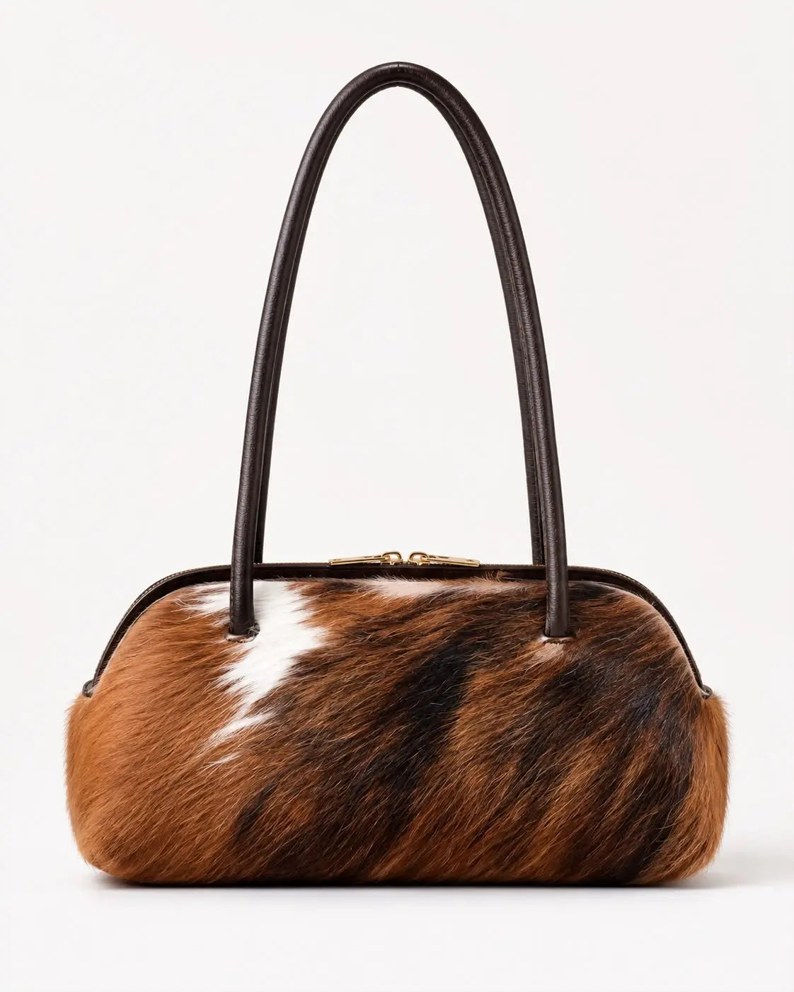 Ebène Unique Hair-On Cowhide Shoulder Bag