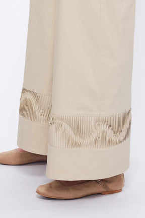 Viena Sculptural Hem Trouser | Pristine