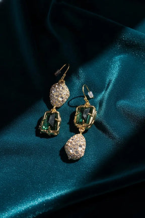 Crown Jade Earrings