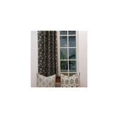Floral Handmade Pure Linen Pleated Curtain: Rameshwaram
