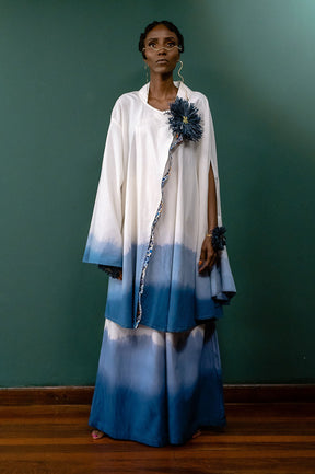 Water Draped Kimono Set