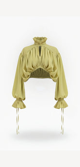 Mously Pleated Blouse