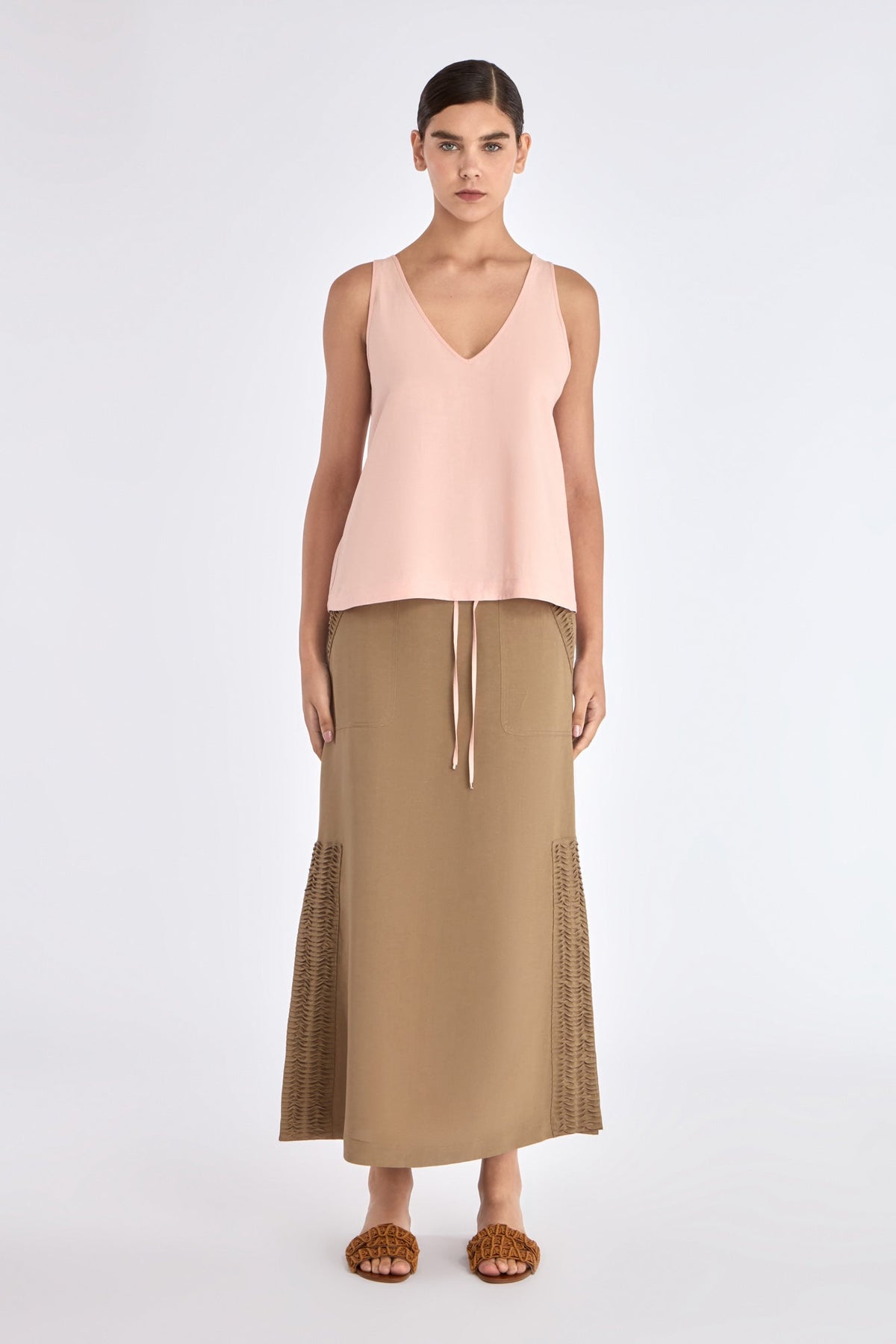 Ryan Drawstring Waist Top
