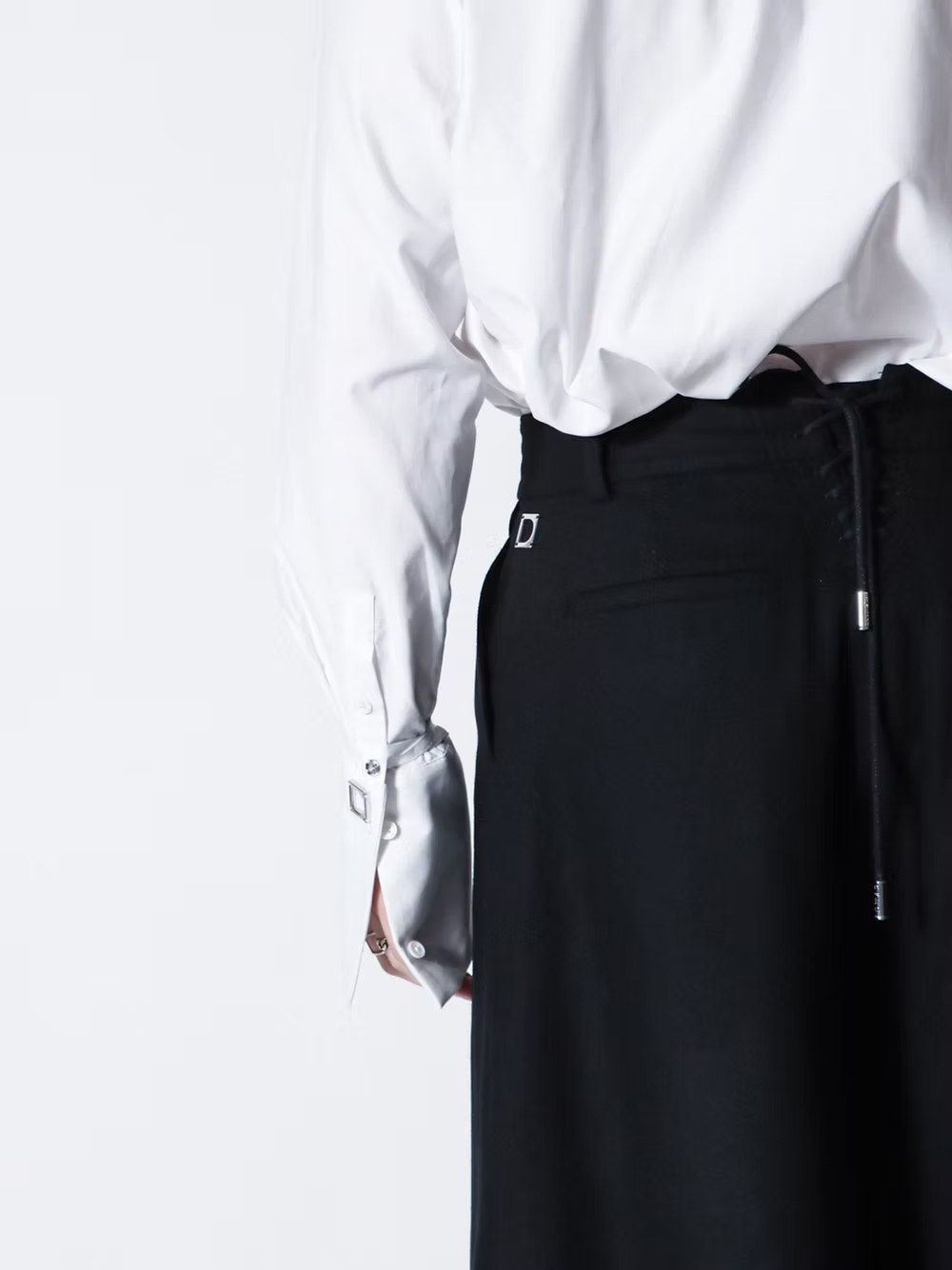 White Cotton Long Shirt