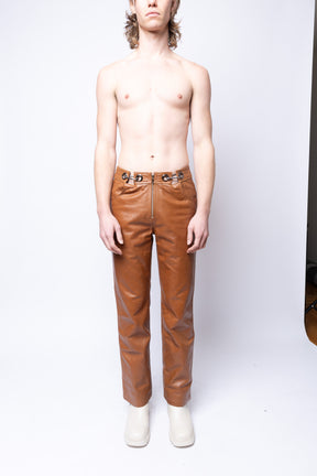 Leather Carabiner Pants