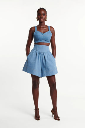 Light Denim KIARA Shorts