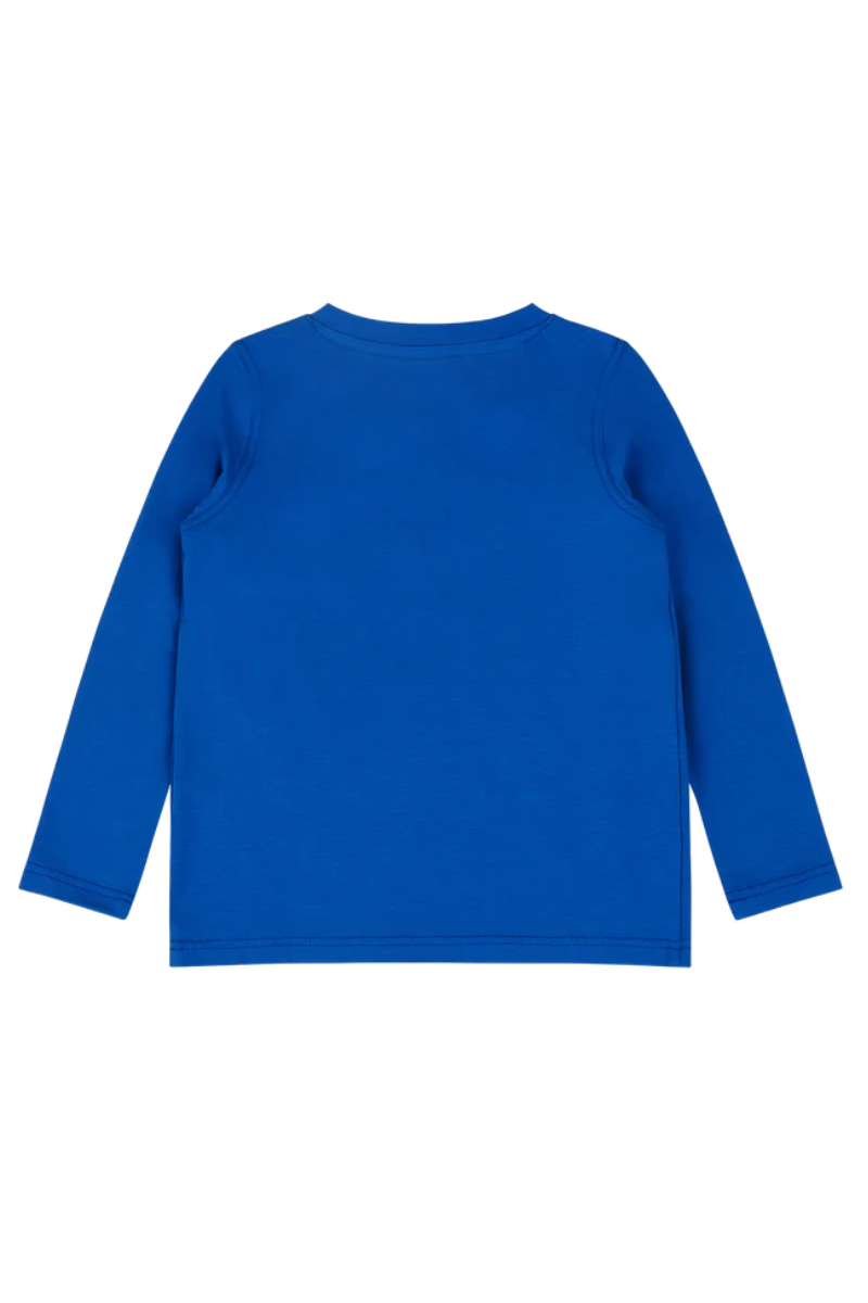 Mixed Up Clothing Boys Pocket Long-Sleeve Henley Shirt  Blue Multicolor