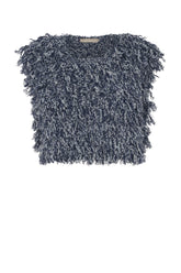 Alondra Vest | Navy Melange