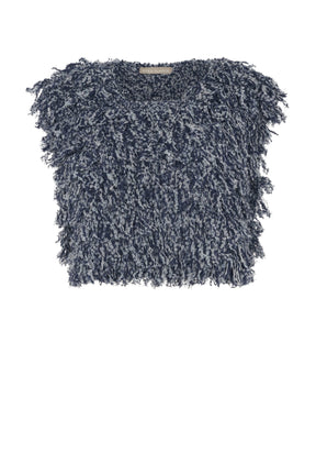 Alondra Vest | Navy Melange