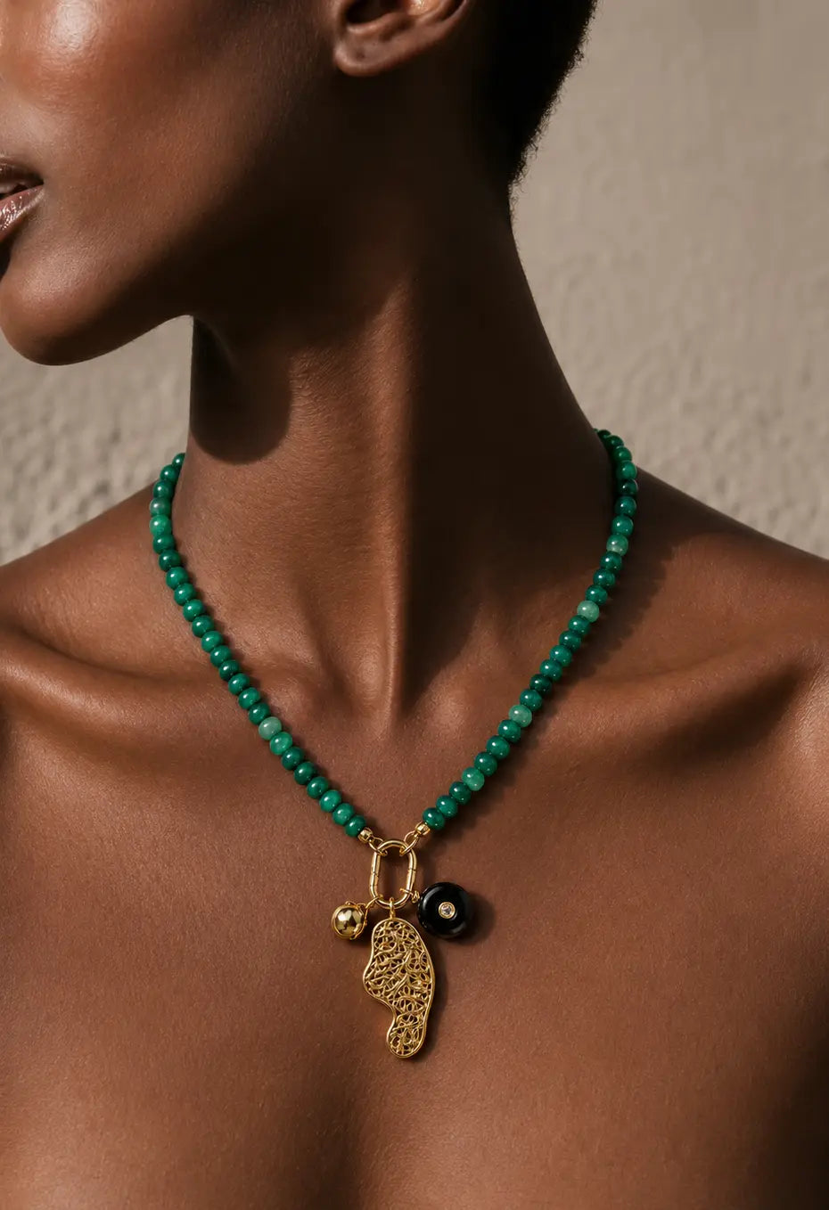 Riviera Sculptural Charm Necklace