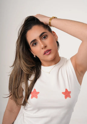 Dos Estrellas Organic Cotton Graphic Tank