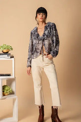 Bohemian Ruffled Blouse