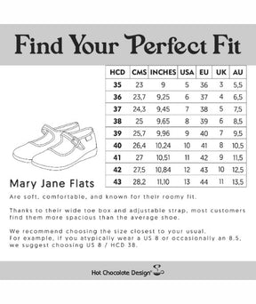 Frost Swirl Women's Mary Jane Flats