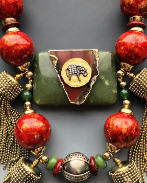 Tembo Tassel Necklace