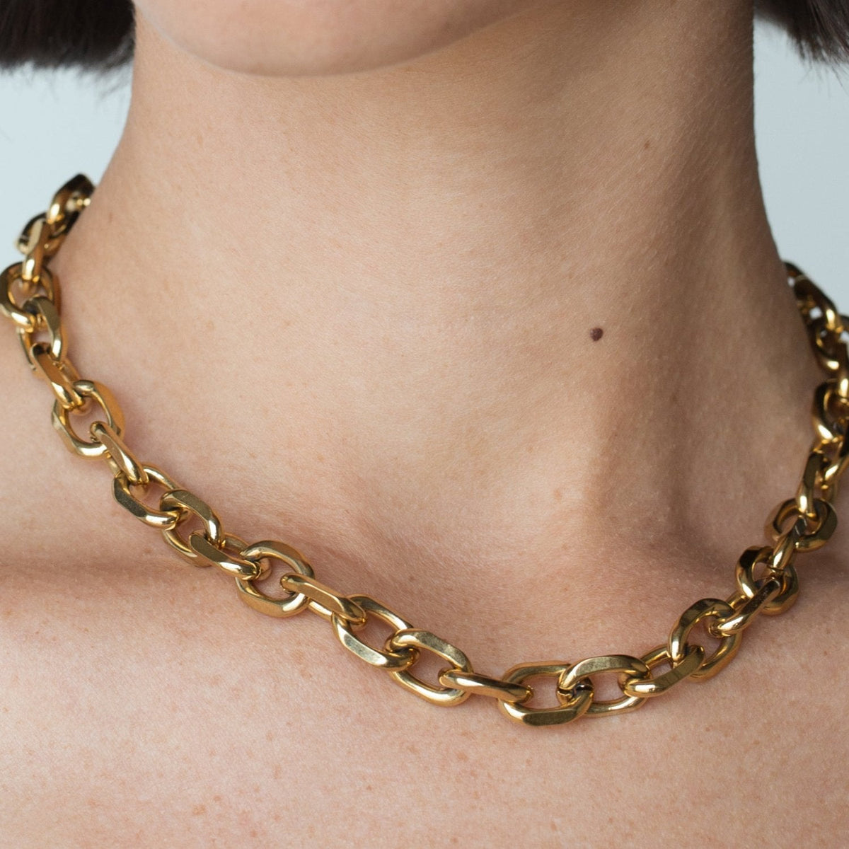 Guy Chain Gold Chunky Chain Necklace