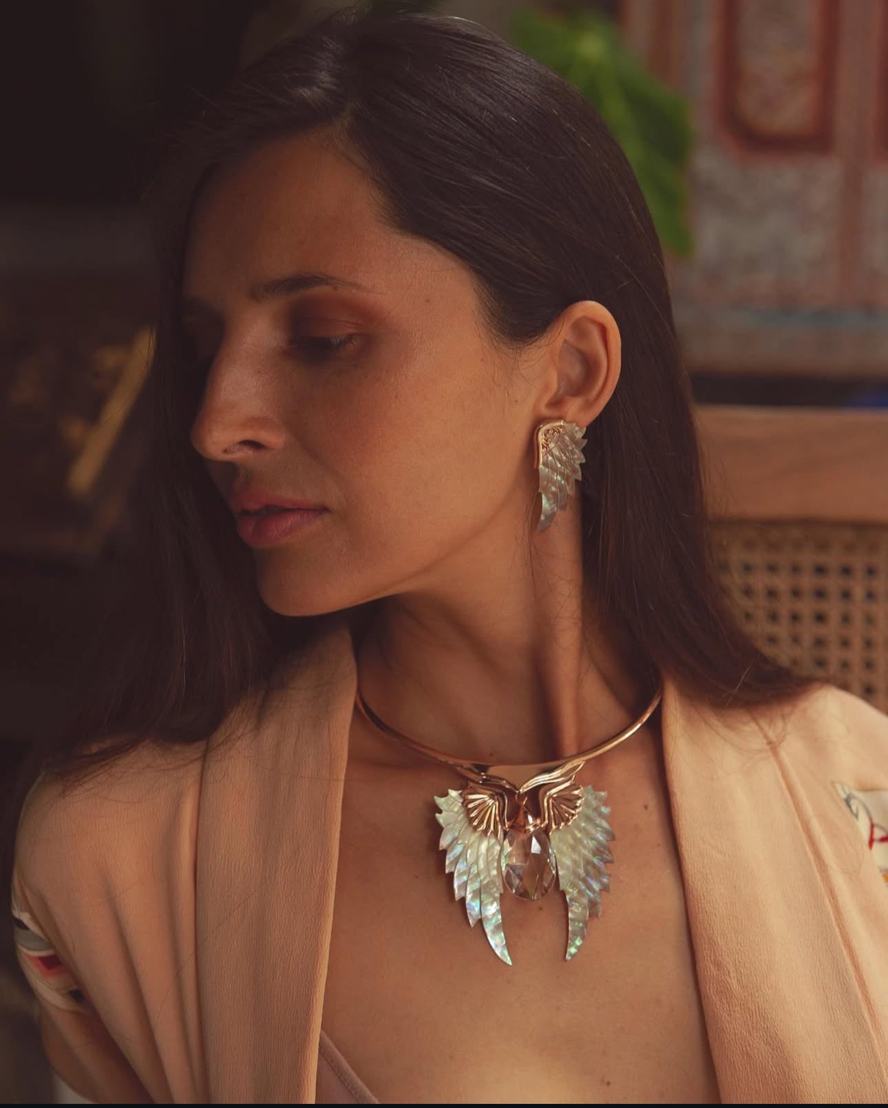 Pegasus Choker (Large, Rose Gold)