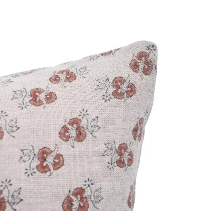 Unique Thick Linen Block Print Cushion Cover - Chitranjan