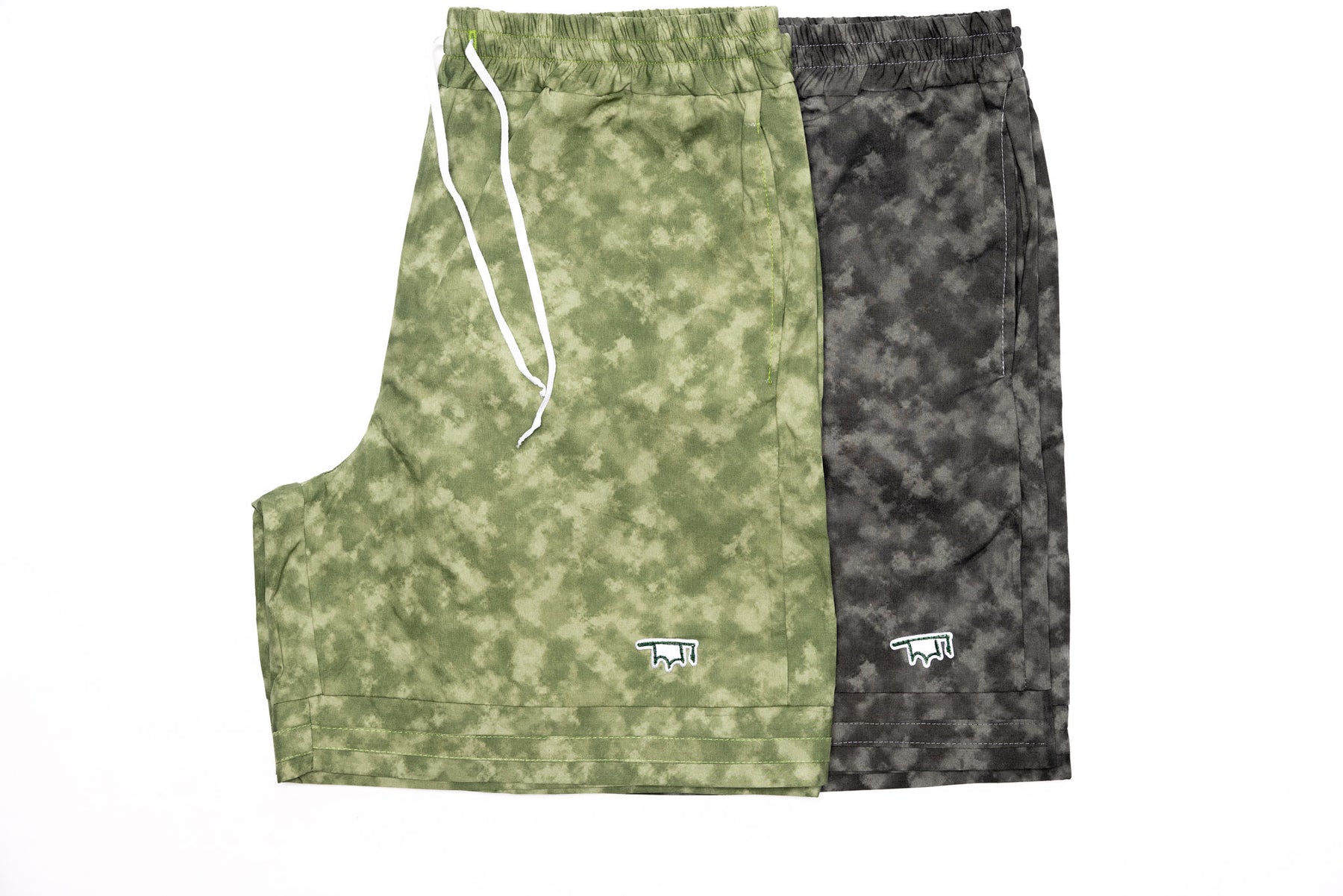 Uniform “GAME DAY” Shorts - Marble Camo Green
