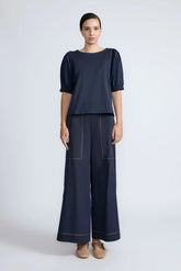 Jamie 3/4 Sleeve Cotton Top