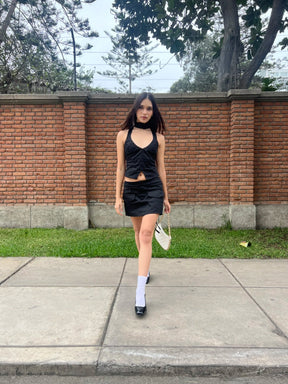 SAPPHIRE CORSET - BLACK