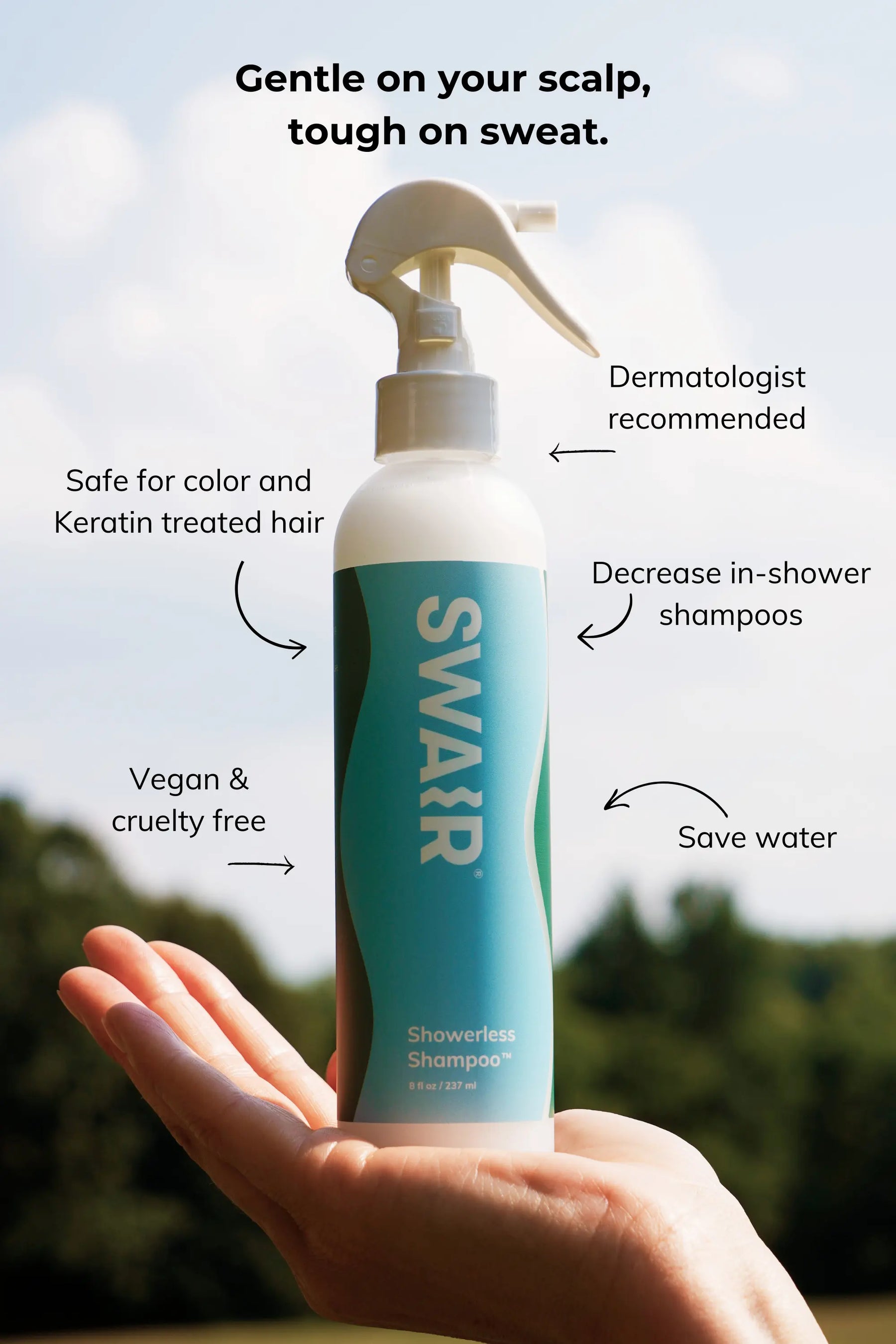 Showerless Shampoo - Dry Shampoo Alternative