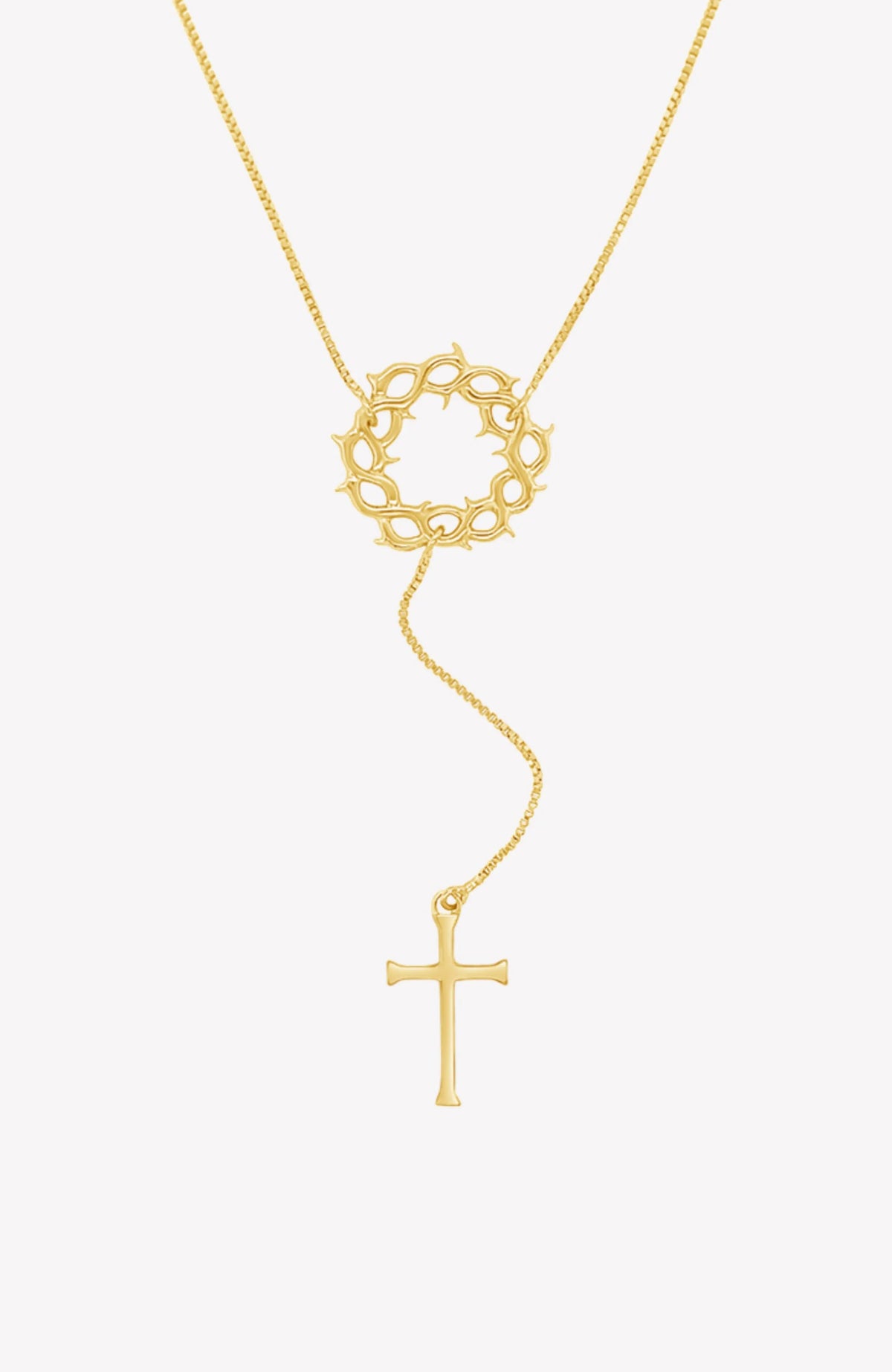 Crown Of Thorns Y Necklace