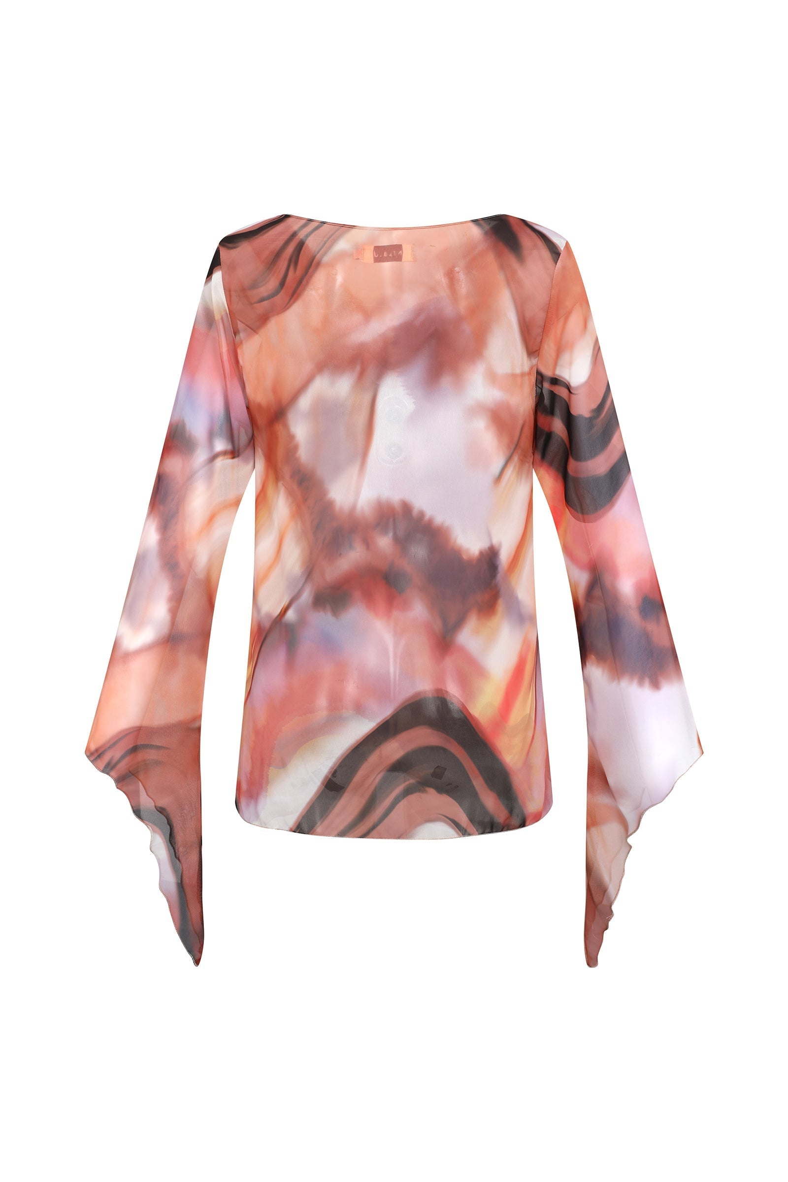 Orilla Top Print Rosa