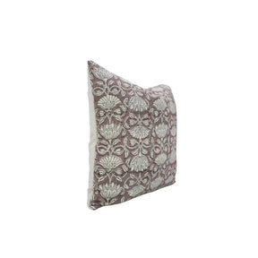 Handcrafted Blcok Design Print Viscose Linen Pillow Cover - Ulta Kamal