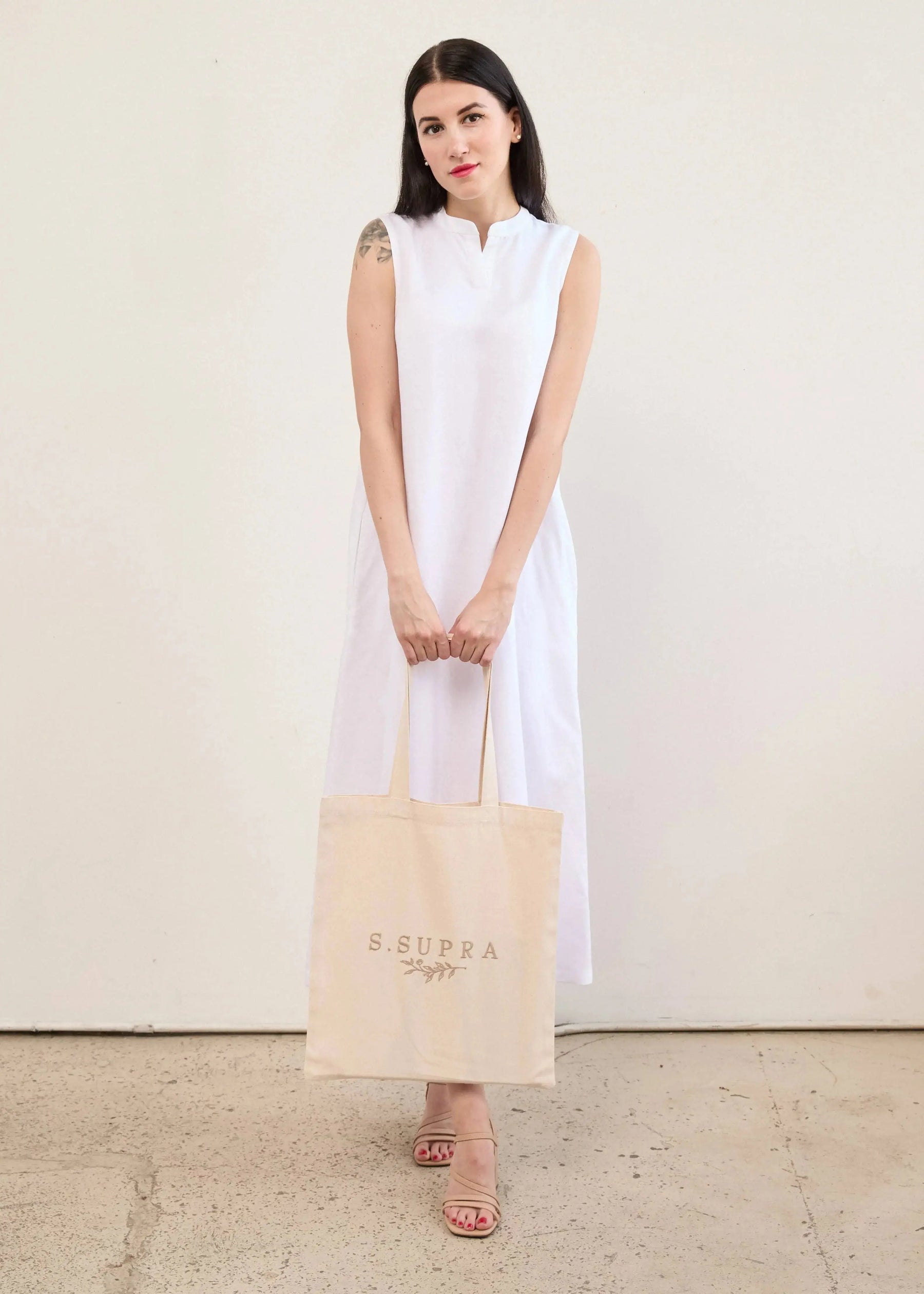 Signature Tote In Cotton