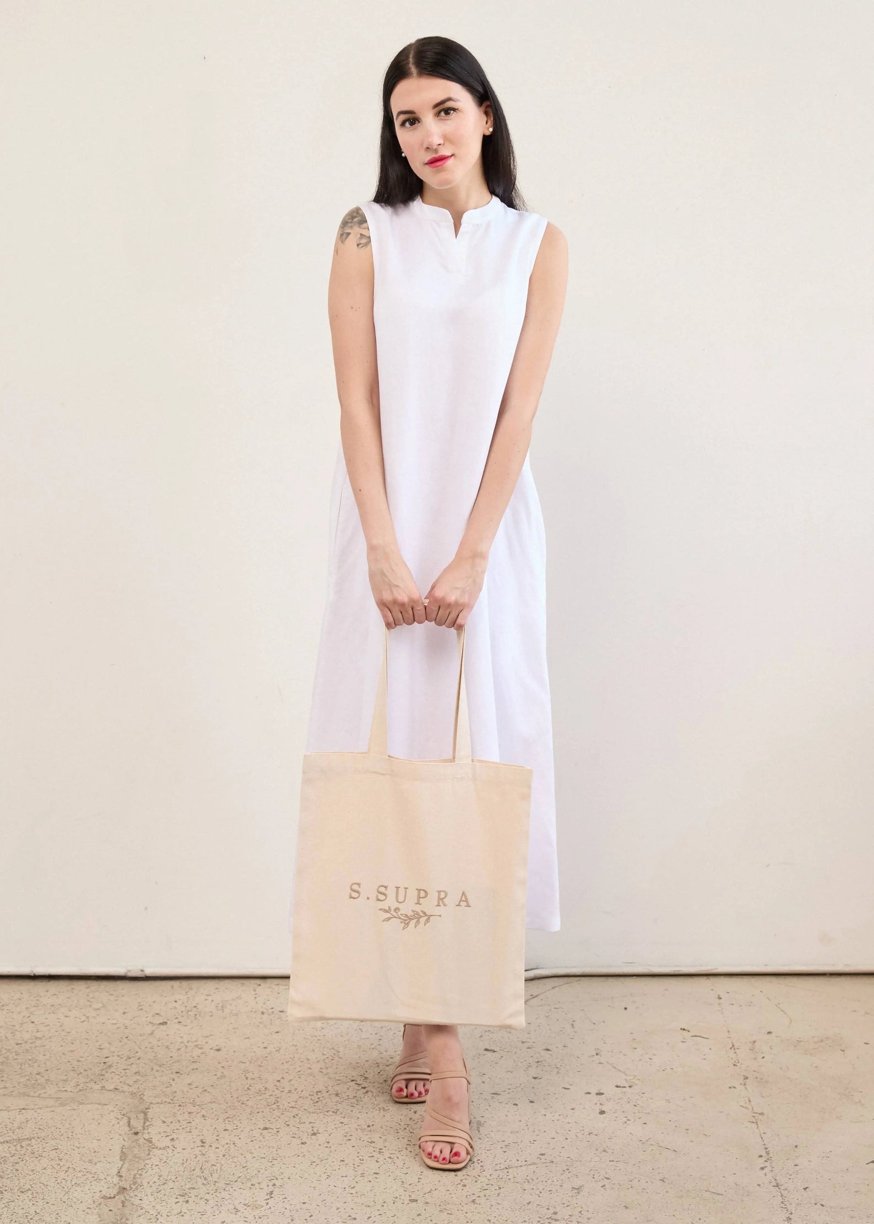 Signature Tote In Cotton