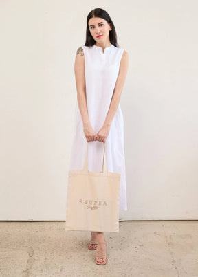 Signature Tote In Cotton