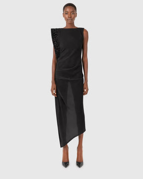 The Aurelia Beaded Silk Chiffon Gown