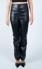 High Waisted  Leather Pants