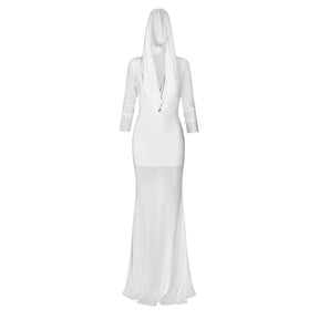 Blanca Hooded Long Dress