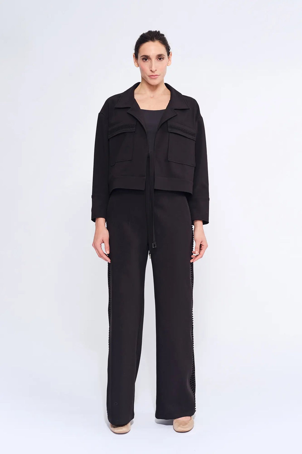 Parker Straight-Leg Trouser | Black