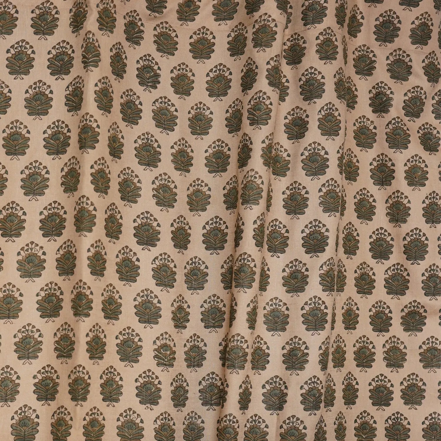 Interior Viscose Colored Linen Ring Curtain - Bheeshma