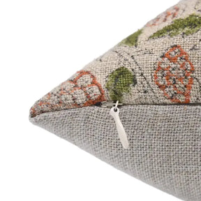 Decorative Block Print Thick Linen Cushion Cover-Karwachauth