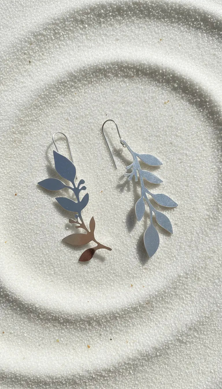 Inverted Vine Convertible Drop Earrings
