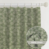 Artisan Hand Block Printed 2 Pleated Curtain-ola Virsti
