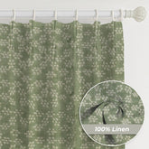 Artisan Hand Block Printed 2 Pleated Curtain-ola Virsti