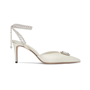 The Dame 75 Pearl Stiletto Heel