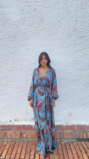 Vestido Prenses Aqua